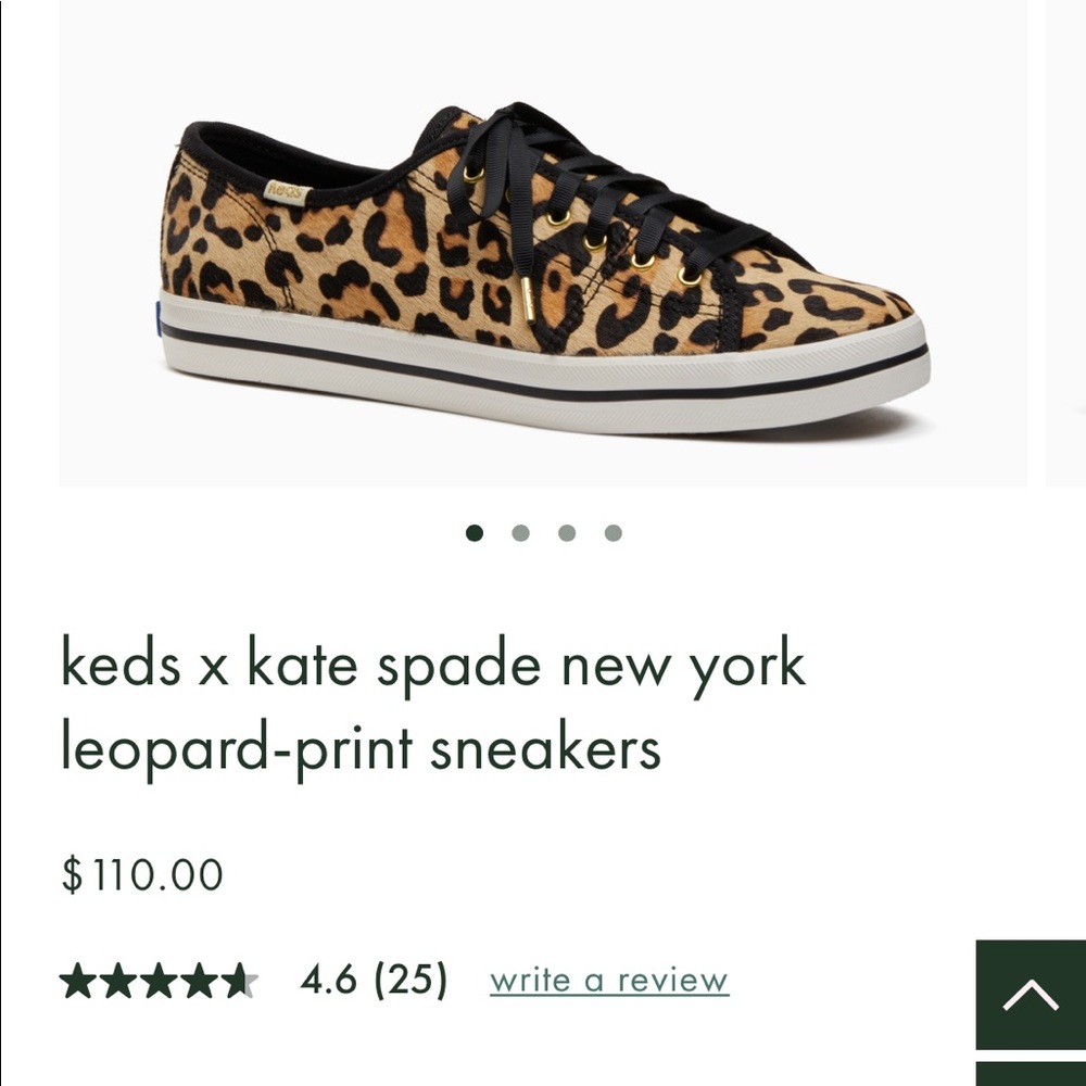 Kate Spade leopard Keds